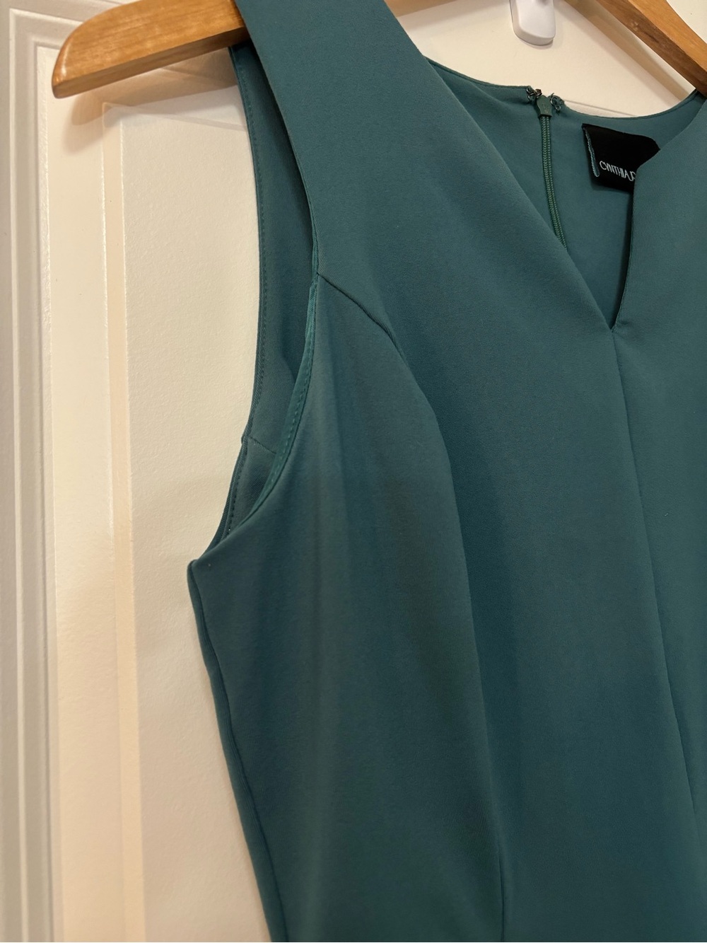 Cynthia Rowley Blue Green Sleeveless A-Line Mini Dress, Size S - Picture 4 of 8